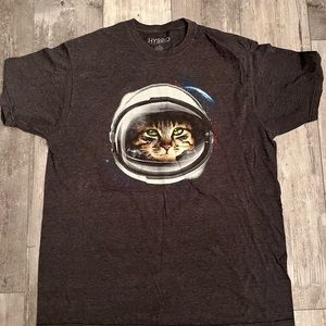 Hybrid Men’s Cat Astronaut Tee